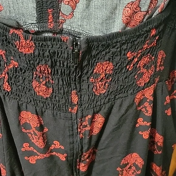 Tripp red skull baby doll dress - Picture 3 of 5